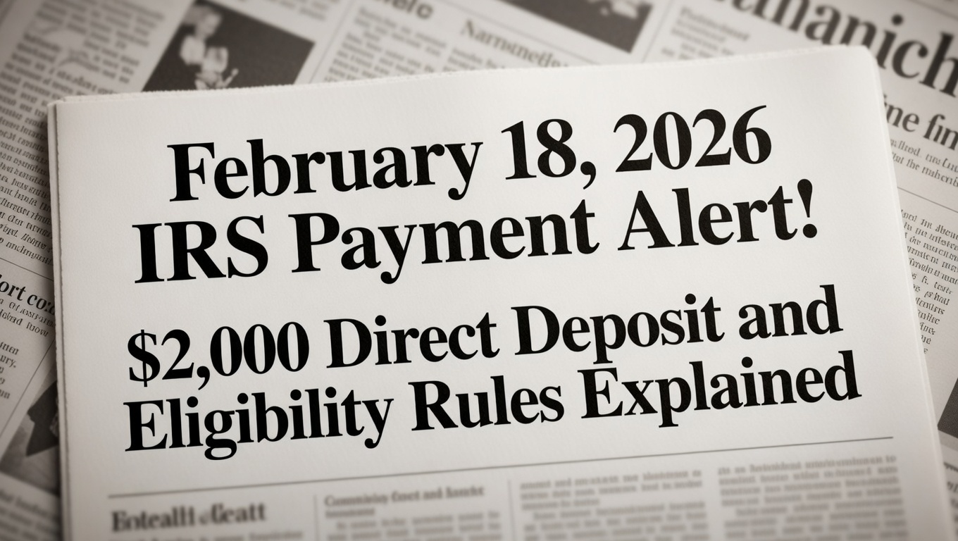 $2,000 Direct Deposit and Eligibility Rules