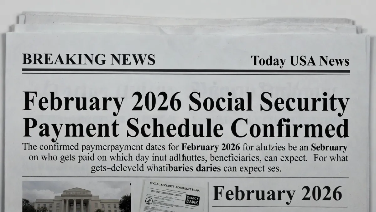 Social Security Payment Schedule